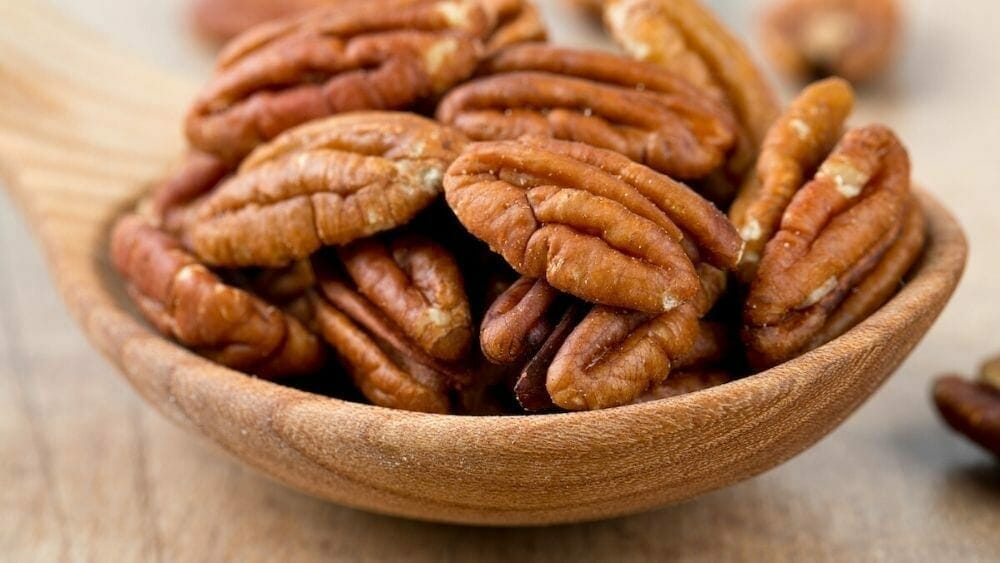 La noix de pécan, un fruit oléagineux bon pour la santé.