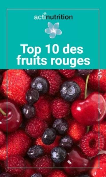 La liste des fruits rouges