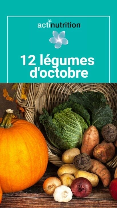 La liste des légumes d'octobre