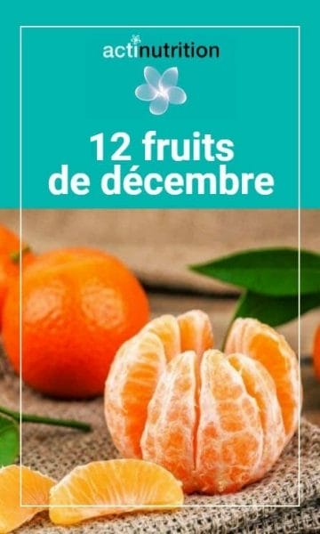 La liste des fruits de décembre