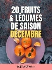 fruits et légumes de décembre