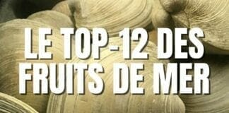 liste des fruits de mer
