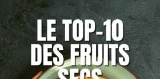 liste des fruits secs