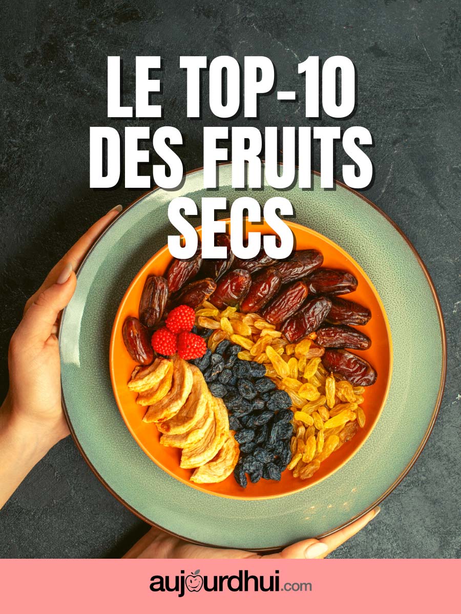 La liste des fruits secs