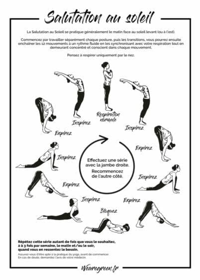 La pratique de la salutation au soleil bienfaits