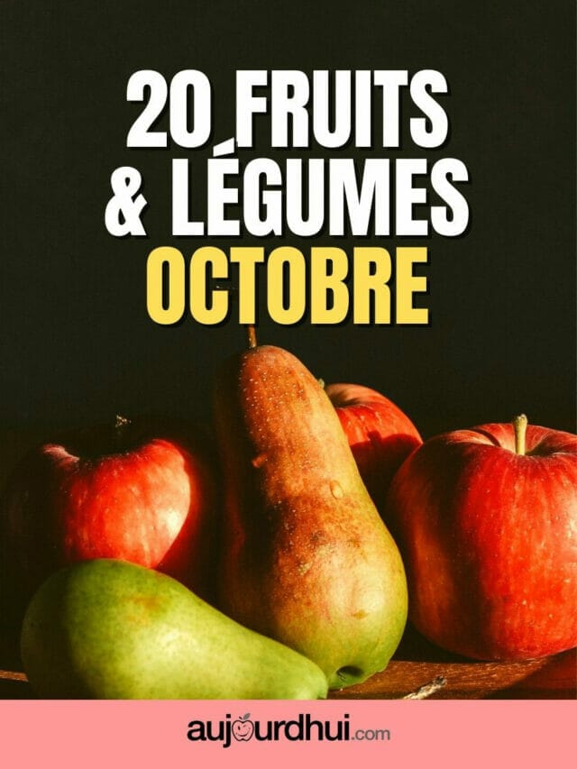 20 fruits et légumes d&rsquo;octobre