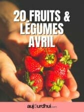 fruits et légumes d'avril