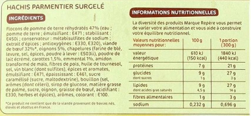 Difficile de maigrir s'il faut déchiffrer tout cela