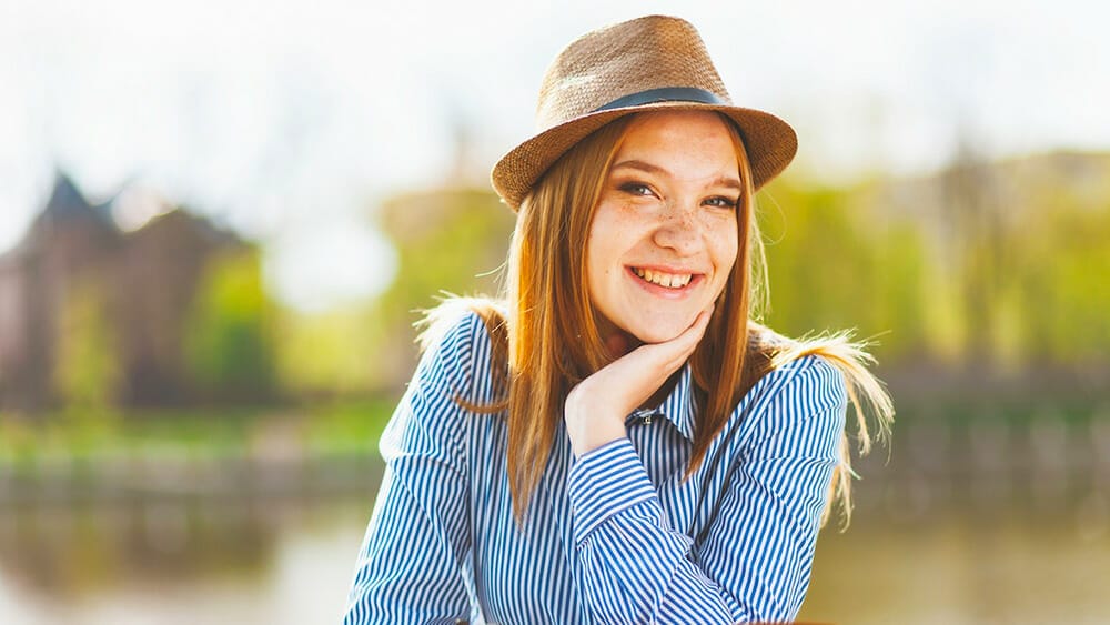 sourire authentique